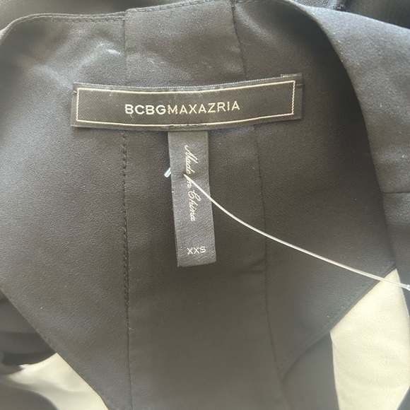 Bcbgmaxazria Women’s Sleeveless Black White Kylie Color Block Dress Size XXS - Picture 9 of 9